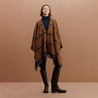 （HERMES）Highlands poncho Hermès Highlands Reversible Poncho - YouTube